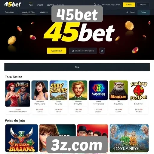 45bet amplia opções de jogos online disponíveis